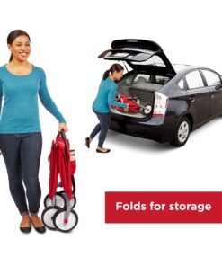 Radio Flyer 3-in-1 EZ Folding Wagon Ride On For Kids, Garden, & Cargo, Red Collapsible Wagon Base 41 81xOfDr7pLL