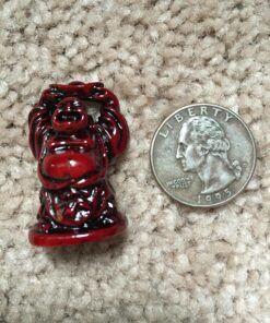 JapanBargain 3578, Set of 6 Buddha Statues Laughing Buddha Lucky Buddha Happy Buddha Gods Figures Fengshui Decoration, Rosewood Color 42 81xP5JxOhfL