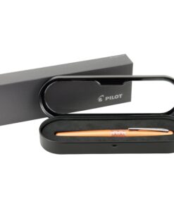 PILOT MR Retro Pop Collection Fountain Pen in Gift Box, Orange Barrel with Flower Accent, Fine Point Stainless Steel Nib, Refillable Black Ink (91433) Marigold/Flower Fine Nib 16 81xPeyYgKGL