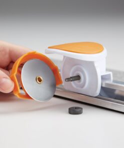 Fiskars Rotary Cutter and Ruler Combo - 6" x 24" Fabric Cutter with Gridlines - Craft Supplies - Gray 6x24 8 81xSSbIeP7L