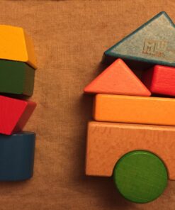 Lewo Large Wooden Blocks Construction Building Toys Set Stacking Bricks Board Games 32 Pieces 49 81xU2CNcYL