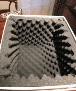 IZO All Supply Convoluted 2 Inch 12in W x 12in L Egg Crate Panels Acoustic Foam Sound Proof Wall Tiles, 6 Pack 2x12x12 (6pack Convoluted) 36 81xUt4YzHNL