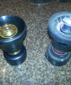 Heavy Duty Brass Fireman Style Hose Nozzle - Fits All Standard Garden Hoses - Best High Pressure Sprayer to Wash Your Car or Water Your Garden – Leak Proof - 30 Day No-Hassle Guarantee 49 81xVuLMqhLL