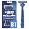 Gillette Sensor3 Comfort Disposable Razors for Men, 8 Count, Lubrastrip Glides Easily Over Your Skin Sensor3 Comfort (8ct) 53 81xXC ao1TL