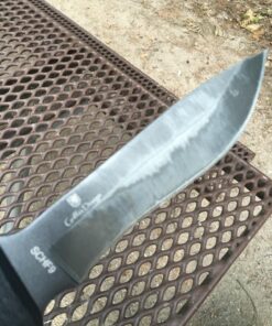 Schrade Bedrock TiNi with 1095 High Carbon Steel Blade for Buschcrafting,Black 35 81xYK7YNNL