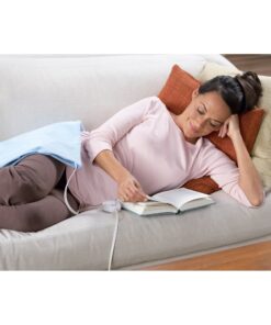 Sunbeam Heating Pad for Pain Relief | Standard Size Ultra Heat, 3 Heat Settings | Light Blue, 12 Inch x 15 Inch UltraHeat, 12 x 15 31 81xZ0Bt7AXL