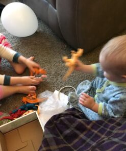 PREXTEX Dinosaur Figures for Kids 3-5+ (12 Plastic Dinosaurs Figurines with Educational Dinosaur Book) Dinosaur Toys Set for Toddlers Learning & Development (Boys & Girls) Dino Book with Dino Figures 72 81xZGaOi3hL 1