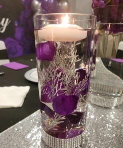 Mega Candles - Unscented 3" Floating Disc Candles - White, Set of 12 31 81xZqbrmdCL