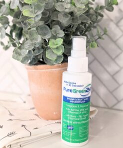 Alternative view of PureGreen24 Safe & Effective Disinfectant, Kills Deadly Germs Including RSV, Covid 19,MRSA & Staph, NoroVirus & Influenza Contains no toxic chemicals (1 4oz) 1 4 Fl Oz (Pack of 1)