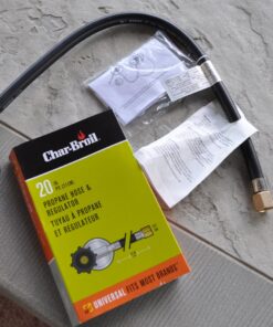 Char-Broil 5484667 Hose and Regulator,Black, 20 inches, Black 22 81xcrlkGTiL