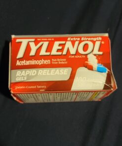 Tylenol Extra Strength Acetaminophen Rapid Release Gels, Pain Reliever & Fever Reducer, 100 ct 58 81xdfJp0WyL 2