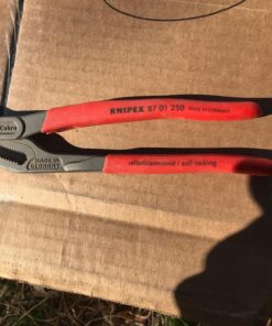 KNIPEX Tools - Cobra Water Pump Pliers (8701250), Red,10-Inch 10-Inch 46 81xeLuZbUKL
