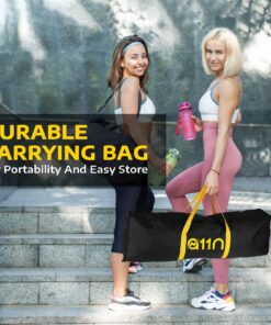 A11N Portable Pickleball Net System, Designed for All Weather Conditions with Steady Metal Frame and Strong PE Net, Regulation Size Net with Carrying Bag Yellow,black 23 81xf1GG1z9L