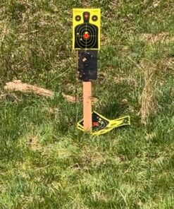 Splatterburst Targets - 12 x18 inch - Silhouette Splatter Target - Easily See Your Shots Burst Bright Fluorescent Yellow Upon Impact - Made in USA 10 pack 33 81xfDhTTmYL