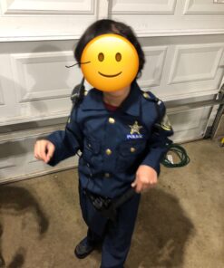 Dress Up America Police Costume for Kids - Police Officer Costume for Boys - Cop Uniform Set With Accessories Medium 47 81xfSv DtPL