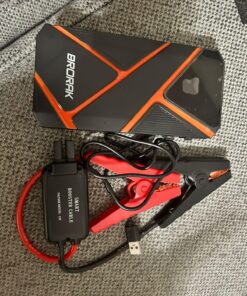 BRORAK Car Jump Starter Battery Pack, 1500A Jump Box for Car Battery Jump Starter, 12V Portable Jump Starter (Up to 7.0L Gas & 4.0L Diesel) Jump Pack with 3 Modes Flashlight and Jumper Cables 28 81xfTHRolqL