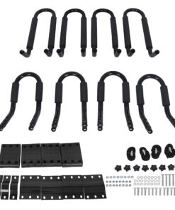 ECOTRIC Kayak Roof Rack J-Bar Rack HD Universal Kayak Carrier Holder Canoe Boat Surf Ski Board Roof Top Mounted on Crossbar for Car SUV Truck Set of 4 34 81xffK6ypEL