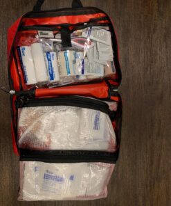 First Aid Kit – 291 Pieces of First Aid Supplies | Hospital Grade Medical Supplies for Emergency and Survival Situations | Ideal for Car, Trucks, Camping, Hiking, Travel, Office, Sports, Pets, Hunting, Home 291 Piece - Bag 47 81xg9H9O1WL