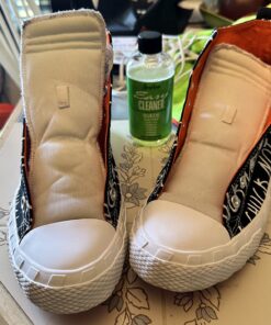 Angelus Easy Cleaner Sneaker Cleaner- Safetly Cleans dirt & Grime on all Fabric Types- Great for Shoes, Coats, Jackets, Canvas, Vinyl & More- 8.6 oz 8.6 Fl Oz (Pack of 1) 54 81xgEnRclsL