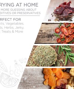 Alternative view of Ivation 6 Tray Countertop Digital Food Dehydrator Drying Machine 480w with Preset Temperature Settings, Auto Shutoff Timer and Even Heat Circulation for Beef Jerky, Fruits, Vegetables & Nuts 6 Tray - Standard