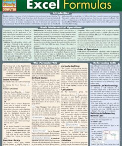Alternative view of Excel Formulas (Quick Study Computer)