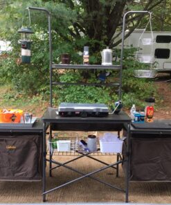 Coleman Triton+ 2-Burner Propane Camping Stove, Push-Button Instant Ignition, Portable Camp Grill, Adjustable Burners, Wind Guards, 22,000 Total BTUs of Power, Beach Cookouts, Backyard BBQ, Tailgating Silver 73 81xjAJjZWL