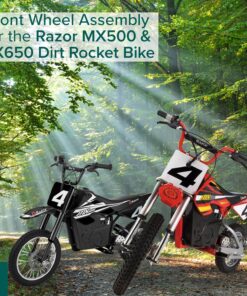 AlveyTech Front Wheel Assembly for Razor MX500 and MX650 11 81xn1r5jxIL