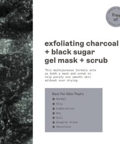 FREEMAN Polishing Charcoal & Black Sugar Facial Gel Mask, Purifies Skin, Not Over-Drying, Polishing Face Mask, Exfoliating, Removes Dead Skin, Perfect For All Skin Types, 6 fl.oz./ 175 mL Tube 26 81xpTzC2aEL