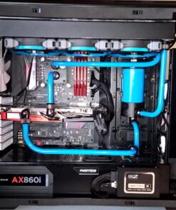 PrimoChill 3/8in. ID x 1/2in. OD Rigid PETG Tubing - 30 inches in Length (RTP12-630), Made with Premium Materials, Excellent Beginner Hardline for PC Watercooling, Made in the USA - 6 Pack - Clear 21 81xpY2lxEwL