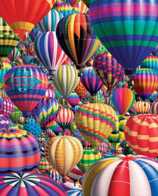 White Mountain Puzzles Hot Air Balloons - 1000 Piece Jigsaw Puzzle