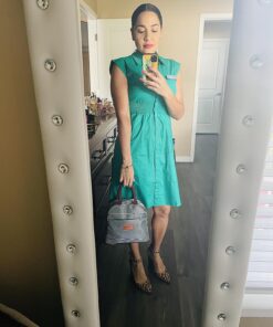 BALORAY Lunch/Tote Bag for Women Lunch Box Insulated Lunch Container Black white stripes M 27 81xqWswqjL