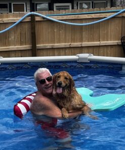 Aqua Original 4-in-1 Monterey Hammock Pool Float & Water Hammock – Multi-Purpose, Inflatable Pool Floats for Adults – Patented Thick, Non-Stick PVC Material Blue Navy - Hammock 32 81xsBZ7 xBL