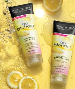 John Frieda Sheer Blonde Go Blonder Conditioner, Gradual Lightening Conditioner, 8.3 oz, with Citrus and Chamomile, featuring our BlondMend Technology 8.3 Ounce 31 81xspbMgQ3L