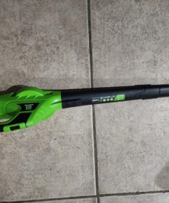 Leisch Life Cordless Leaf Blower Battery Operated,20V Handheld Electric Leaf Blower w/2.0Ah Battery & Fast Charger, 2 Speed Mode, Lightweight Battery Powered Blowers for Patio, Blowing Leaves and Snow Green 39 81xux76MmL 1