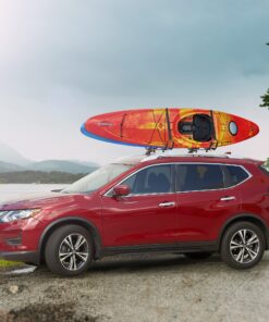 Alternative view of Direct Aftermarket (2 Pairs) Universal Kayak Rack for Car Truck SUV - Rooftop Kayak Carrier J-Bar Holder Mount with Tie Down Straps
