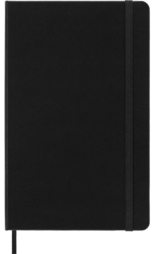 Moleskine Classic Notebook, Hard Cover, Large (5" x 8.25") Dotted, Black, 240 Pages