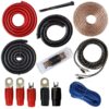 SoundBox PCK0, 0 Gauge Amp Kit Complete Amplifier Install Wiring Cables - 7500W