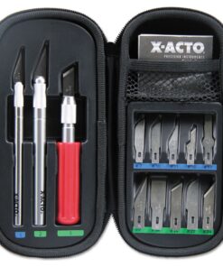 ELMERS X-Acto Knife Set, 3 Knives, 10 Blades, Carrying Case (X5082) 5 81xwxiInJUL