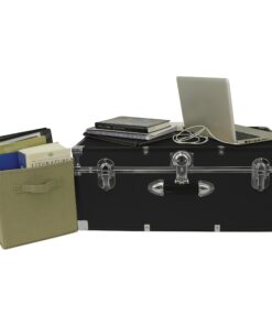 Seward Trunk College Dorm and Camp Storage Footlocker, Black, 30-Inch (SWD5120-10) 12 81xxpWeTSeL