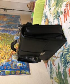 Samsonite Leather Flapover Briefcase One Size Black 20 81xyHVf0ZlL