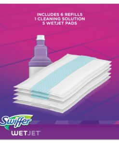 Swiffer, PGC92811, WetJet Mopping Kit, 1 Kit, Purple 10 81xyaPSmxlL
