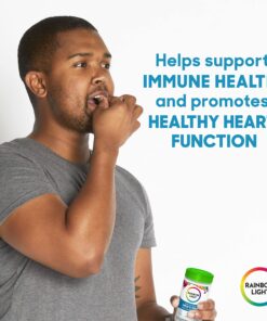 Rainbow Light Multivitamin for Men, Vitamin C, D & Zinc, Probiotics, Men's One Multivitamin Provides High Potency Immune Support, Non-GMO, Vegetarian, 150 Tablets 150 Count (Pack of 1) 33 81xzZrnl7L 1