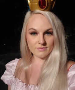 Disguise Women's Nintendo Super Mario Bros.Princess Peach Adult Costume Accessory Kit One Size Gold/Red/Green/White 22 81xztbcOqqL