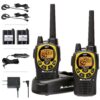 Midland 50 Channel GMRS Two-Way Radio - Long Range Walkie Talkie with 142 Privacy Codes, SOS Siren, and NOAA Weather Alerts and Weather Scan (Black/Yellow, Pair Pack) Pair Pack - Black/Yellow 28 81y1JximnLL