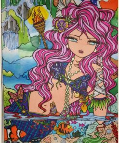 Mermaids, Fairies, & Other Girls of Whimsy Coloring Book: 50 Fan Favs 101 81y1amw1RJL