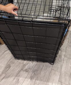MidWest Homes for Pets Newly Enhanced Single Door iCrate Dog Crate, Includes Leak-Proof Pan, Floor Protecting Feet, Divider Panel & New Patented Features 57 81y1yxKpIhL 2