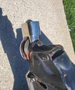 Master Lock Trailer Hitch Lock, Fits 1-7/8 in., 2 in., and Most 2-5/16 in. Trailer Couplers, Weather Resistant Automotive Hitch Lock with Keys, 377KA 31 81y28PfgBL