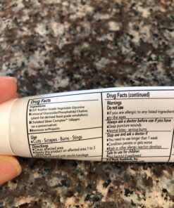 3rd Rock Essentials Nutrasporin Silver Ointment, Toxic-Free, Petroleum-Free, Non-Antibiotic, First Aid, Food Grade Ointment, 1.0oz, Pack of 1 1 Ounce (Pack of 1) Original 23 81y3JmqrYcL