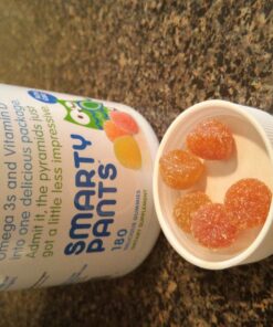 SmartyPants Multivitamin for Men, Organic Gummies: Probiotics, CoQ10, Methylfolate, Omega 3 (ALA), Vitamin D3, C, Vitamin B12, B6, Vitamin A, K & Zinc for Immune Support, 120 Gummies (30 Day Supply) Adult Formula 52 81y6lV9rJ2L