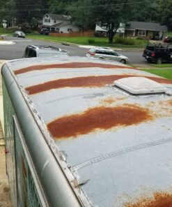 Beech Lane RV Roof and Leak Permanent Repair Tape 4" x 50', Permanently Stops Camper Roof Leaks, UV and Weatherproof Sealant 56 81y6wWSyzL